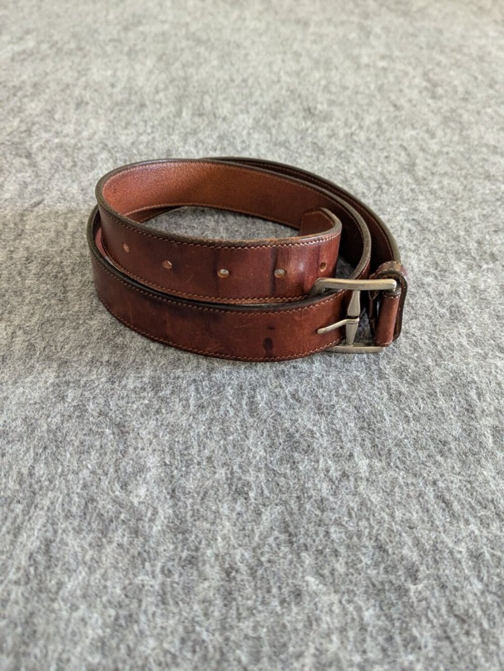 Vintage Banana Republic Mens Genuine Italian Leather Made in USA Size 36